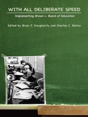 cover image of With All Deliberate Speed